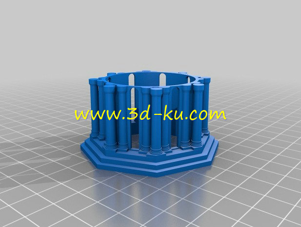 一个古典风格的建筑模型的图片2