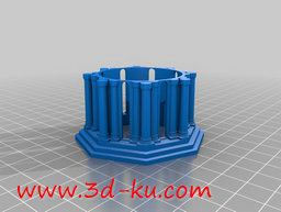 3D打印模型一个古典风格的建筑的图片