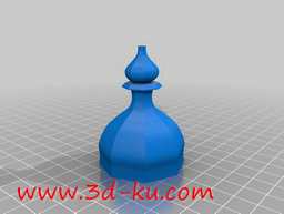 3D打印模型一个古典风格的建筑的图片