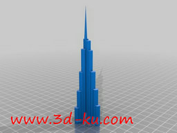 3D打印模型世界第一高楼的图片