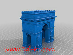 3D打印模型巴黎四大代表建筑之一的图片