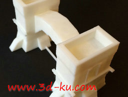 3D打印模型只是一座进入城堡的大门的图片