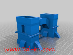 3D打印模型只是一座进入城堡的大门的图片