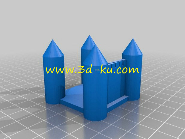 简易的欧式城堡模型的图片1