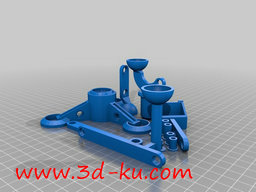 3D打印模型手指挖掘机的图片