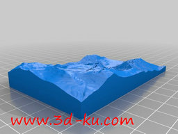 3D打印模型这是一个斯阔谷滑雪场的图片