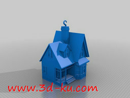 3D打印模型童话般的房子的图片