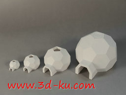 3D打印模型嵌套的小屋的图片