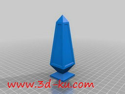 3D打印模型方尖碑的图片
