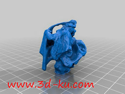 3D打印模型这个雕塑是一个女人和的图片