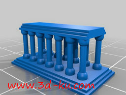 3D打印模型多立克式建筑艺术的极的图片