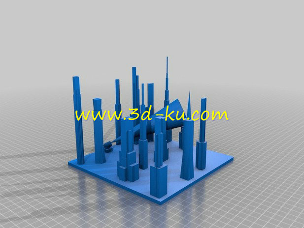 城市的建筑模型的图片1