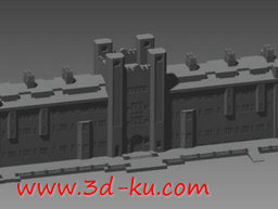 3D打印模型校园宿舍楼的图片