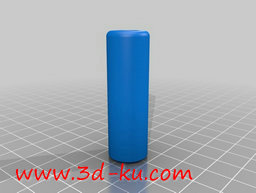 3D打印模型简单的油漆滚筒手柄的图片
