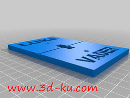 3D打印模型墙上开关板的图片