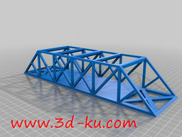3D打印模型桥梁桁架的图片