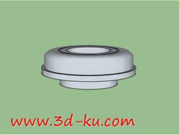 3D打印模型法兰轴承的图片