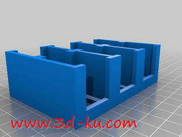 3D打印模型瓷砖托盘的图片