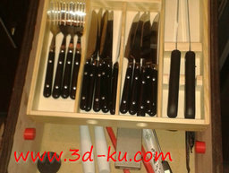 3D打印模型微型家具腿的图片