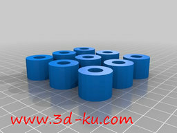 3D打印模型微型家具腿的图片