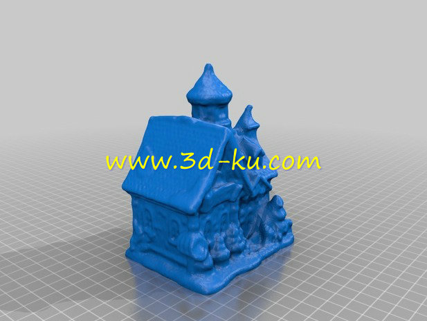 充满节日气氛的圣诞屋模型的图片2