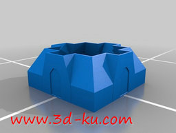 3D打印模型游戏桌面堡垒的图片