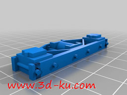 3D打印模型花园铁路转向架的图片