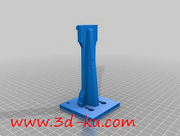 3D打印模型墙面安装的混合阀芯座的图片