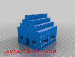 3D打印模型一所船屋的图片