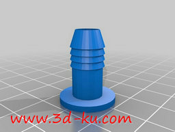 3D打印模型淋浴软管塑料零件的图片