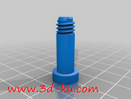 3D打印模型阀芯支架的螺钉的图片