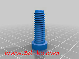 3D打印模型阀芯支架的螺钉的图片