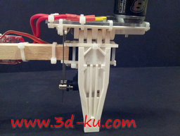 3D打印模型起落架尾轴的图片