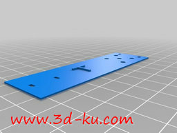 3D打印模型起落架尾轴的图片