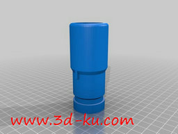 3D打印模型钢性扩展管接头的图片