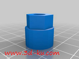 3D打印模型丝杠螺母适配器的图片