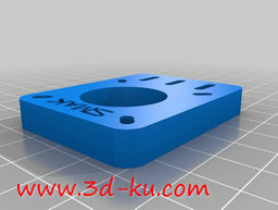 3D打印模型步进电机架梁的图片