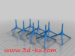 3D打印模型空间框架组件的图片