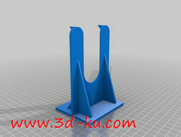 3D打印模型托架安装到使用两个干的图片