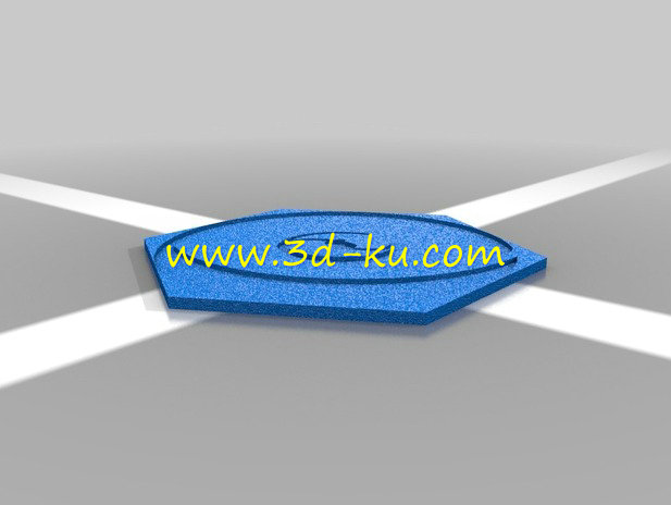 六边形水瓷砖模型的图片1