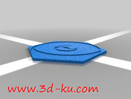 3D打印模型六边形水瓷砖的图片