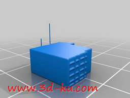 3D打印模型宏伟的军需处大楼的图片