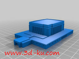 3D打印模型亚利桑那州的梅萨，LDS圣殿（摩门教）模的图片