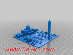 3D打印模型华盛顿特区迷你城市丹的图片