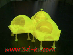 3D打印模型火星建筑群的图片