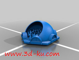 3D打印模型火星建筑群的图片