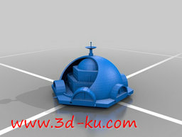 3D打印模型火星建筑群的图片