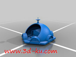 3D打印模型火星建筑群的图片
