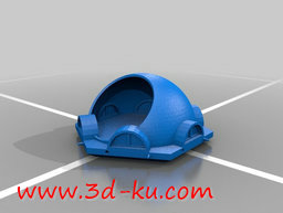 3D打印模型火星建筑群的图片
