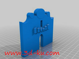 3D打印模型圣地亚哥房屋建筑的图片